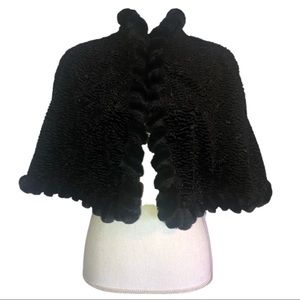 Lillie Rubin Faux Fur Shawl.